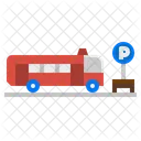 Bus Station Travel Icon