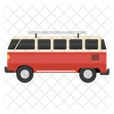 Road Trip Bus Transport Icon