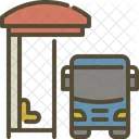 Bus Station Stop Icon