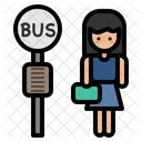 Bus Stop Station Icon