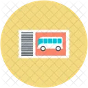 Bus Ticket Travel Icon