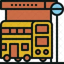 Bus Stop Station Icon