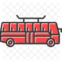 Bus Decker Red Icon