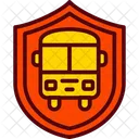 Bus Bus Protection Insurance Icon