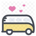 Bus Transport Love Icon