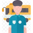 Bus Driver School Icon