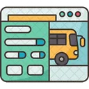 Bus Website Information Icon