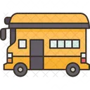 Bus School Students Icon