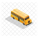 School Bus Back To School Study Icon