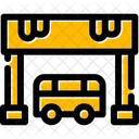 Bus Stop Public Icon