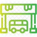 Bus Stop Public Icon