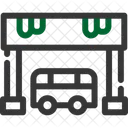 Bus Stop Public Icon