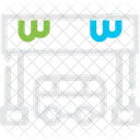 Bus Stop Public Icon