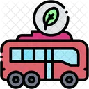 Bus Transport Ecology Icon