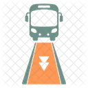 Bus Lane Road Bus Icon