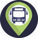 Public Transport Pin Navigation Icon