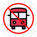 Bus Transport Notallowed Icon