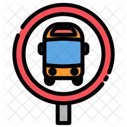 Bus Sign  Icon