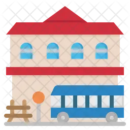 Bus Station  Icon