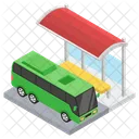 Bus Stop Bus Terminal Bus Station Icon