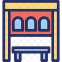 Bus Parking Stand Icon