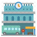 Bus Station Travel Icon