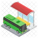 Bus Stop Bus Terminal Bus Station Icon