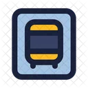 Bus Stop Station Bus Pit Stop Icon