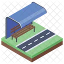 Bus Stop Bus Stand Shelter Icon