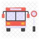 Transport Bus Stop Bus Station Icon