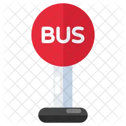 Bus Stop Board  Icon