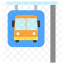 Public Transport Waiting Transit Icon