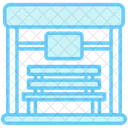 Public Transport Waiting Transit Icon