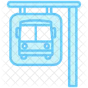 Public Transport Waiting Transit Icon