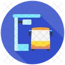 Public Transport Waiting Transit Icon