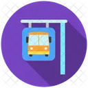 Public Transport Waiting Transit Icon