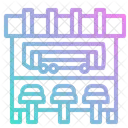 Bus Stop Bench Icon