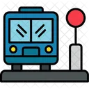 Bus Stop Bus Car Icon
