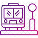 Bus Stop Bus Car Icon