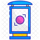 Bus stop shelter ad  Icon