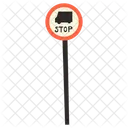 Bus Stop Sign Stop Sign Sign Icon