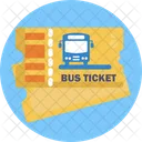 Bus Ticket  Icon