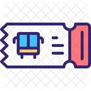 Bus Ticket Travel Ticket Travelling Ticket Icon