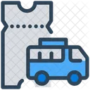 Bus ticket  Icon