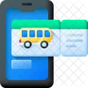 Bus Ticket Ticket Bus Icon