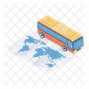 Bus Ticket Reservation Online Booking Icon