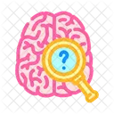 Cerebro Pesquisa Neurologista Ícone