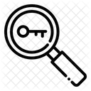 Busqueda De Palabras Clave Palabras Clave Metadatos Icono