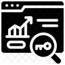 Busqueda De Palabras Clave Sitio Web Analisis Icono