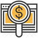 Busqueda Costos Optimizacion Icono